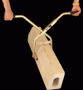 mechanical curbstone laying clamp
