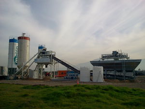 mobile concrete batching plant