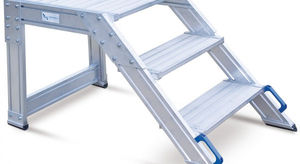 wheeled step ladder