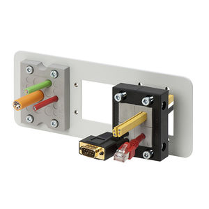 flanged cable entry plate