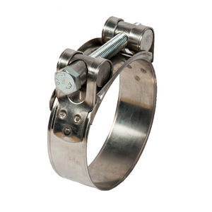 zinc-coated steel hose clamp