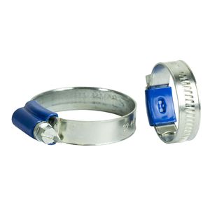 zinc-coated steel hose clamp