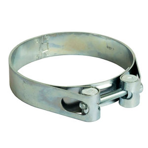 zinc-coated steel hose clamp