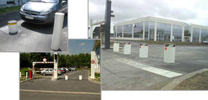 hydraulic retractable bollard