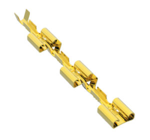 female solderless terminal / quick-disconnect / non-insulated / copper
