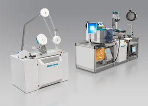 electrical cable cutting and stripping machine