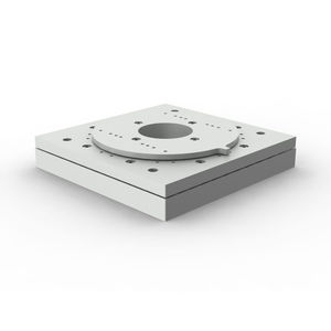 rotary stage / piezoelectric / aluminum / vacuum-compatible