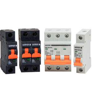 thermal-magnetic circuit breaker / overload / short-circuit / with 1-4 poles