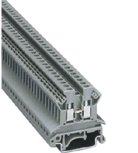 DIN rail-mounted terminal block / fused / grounding / feed-through