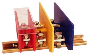 Busbar terminal block - Elmex Controls Pvt. Ltd. - screw connection