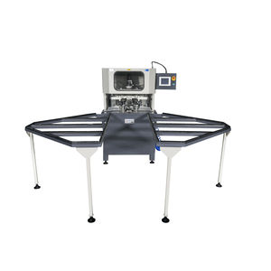 profile angled deburring machine / for PVC windows and doors / 2-axis / automatic