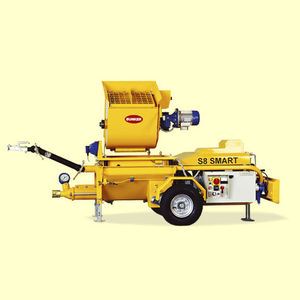 construction concrete pump / for industrial applications / worm / electric
