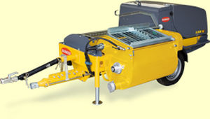 construction concrete pump / for industrial applications / self-priming / worm