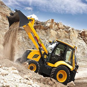 rigid backhoe loader