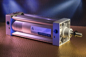 pneumatic cylinder / double-acting / ISO / industrial