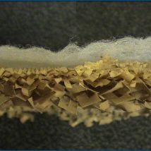 polyester filter medium / air / non-woven / spray booth