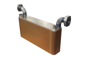 brazed plate heat exchanger / water/oil / for hydraulic systems