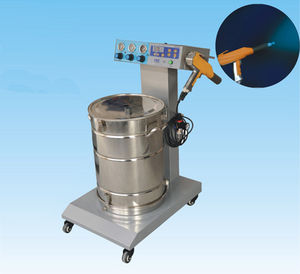 powder coating machine with electrostatic gun