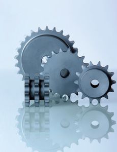 straight-toothed sprocket wheel / steel / custom-made
