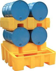 2-drum spill pallet / plastic