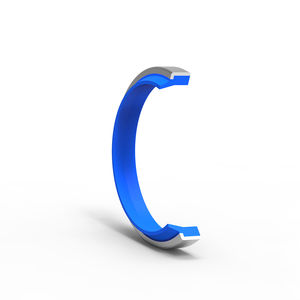 wiper seal / circular / steel / polyurethane