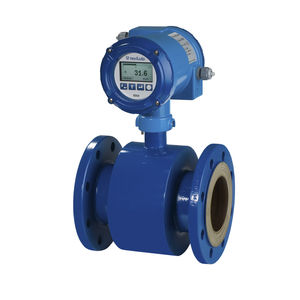 electromagnetic flow meter / for conductive liquids / analog output / digital