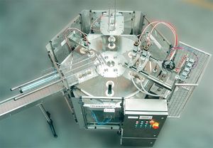 ice cream filling and hardening line