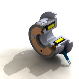 disc brake / electromagnetic / flange-mounted