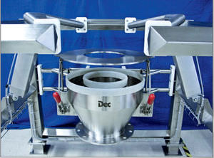 bulk material bag unloader