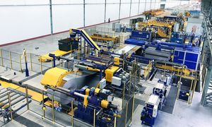 coil cut-to-length cutting line
