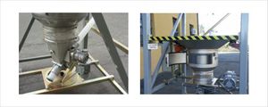 vibrating big bag unloading machine