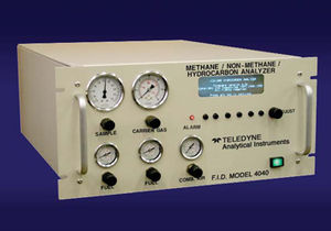 methane analyzer / hydrocarbon gas / total hydrocarbon / automatic