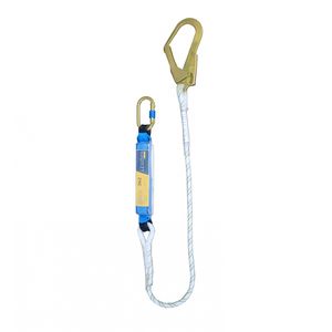 shock absorbing fall arrest lanyard