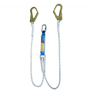webbing fall arrest lanyard