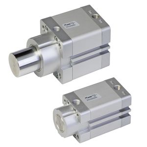 pneumatic cylinder / single-acting / double-acting / with through rod