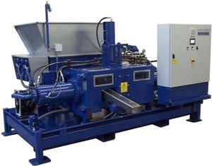 metal chip briquette press
