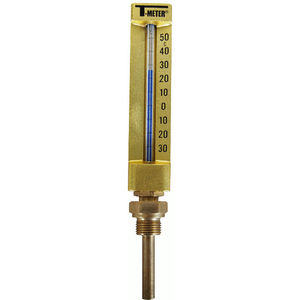liquid dilation thermometer / direct-reading / insertion / screw-in