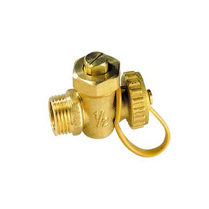 ball valve / manual / drain / male