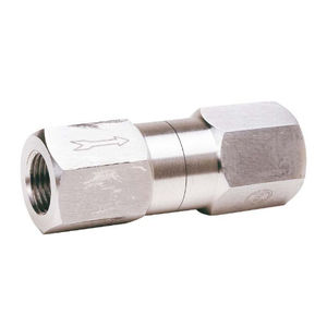 ball check valve / female / for the chemical industry / for oil industry applications