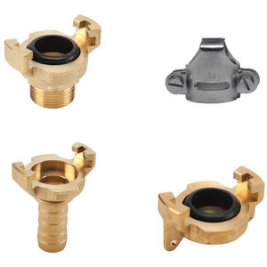 socket fitting / straight / hydraulic / for compressed air