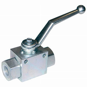 ball valve / lever / female / 2-piece