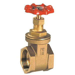 gate valve / with handwheel / for water / female-female