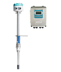 electromagnetic flow meter / for conductive liquids / compact / stainless steel