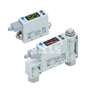 thermal flow switch / for gas / with indicator / digital