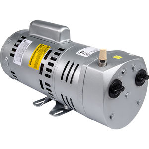rotary vane vacuum pump / oil-free / single-stage / compact