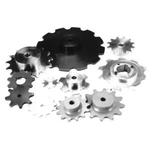 helical-toothed sprocket