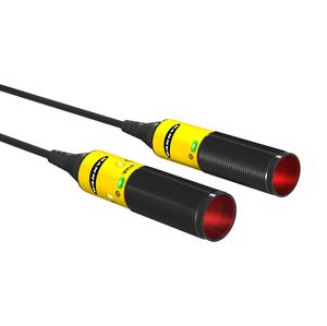 diffuse reflective photoelectric sensor / polarized retroreflective / cylindrical / red light