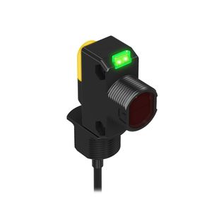 photoelectric sensor with background suppression / diffuse reflective / retroreflective / through-beam