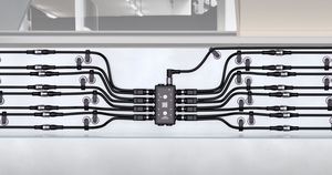 5-leads splitter cable