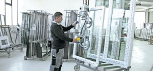 glass plate vacuum lifting device